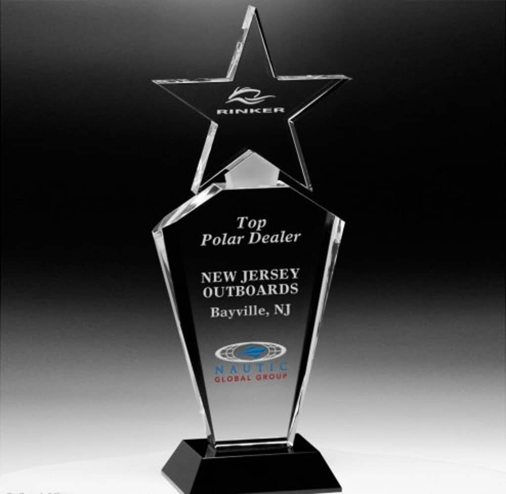Crystal Stellar Star Award Crystal Recognition